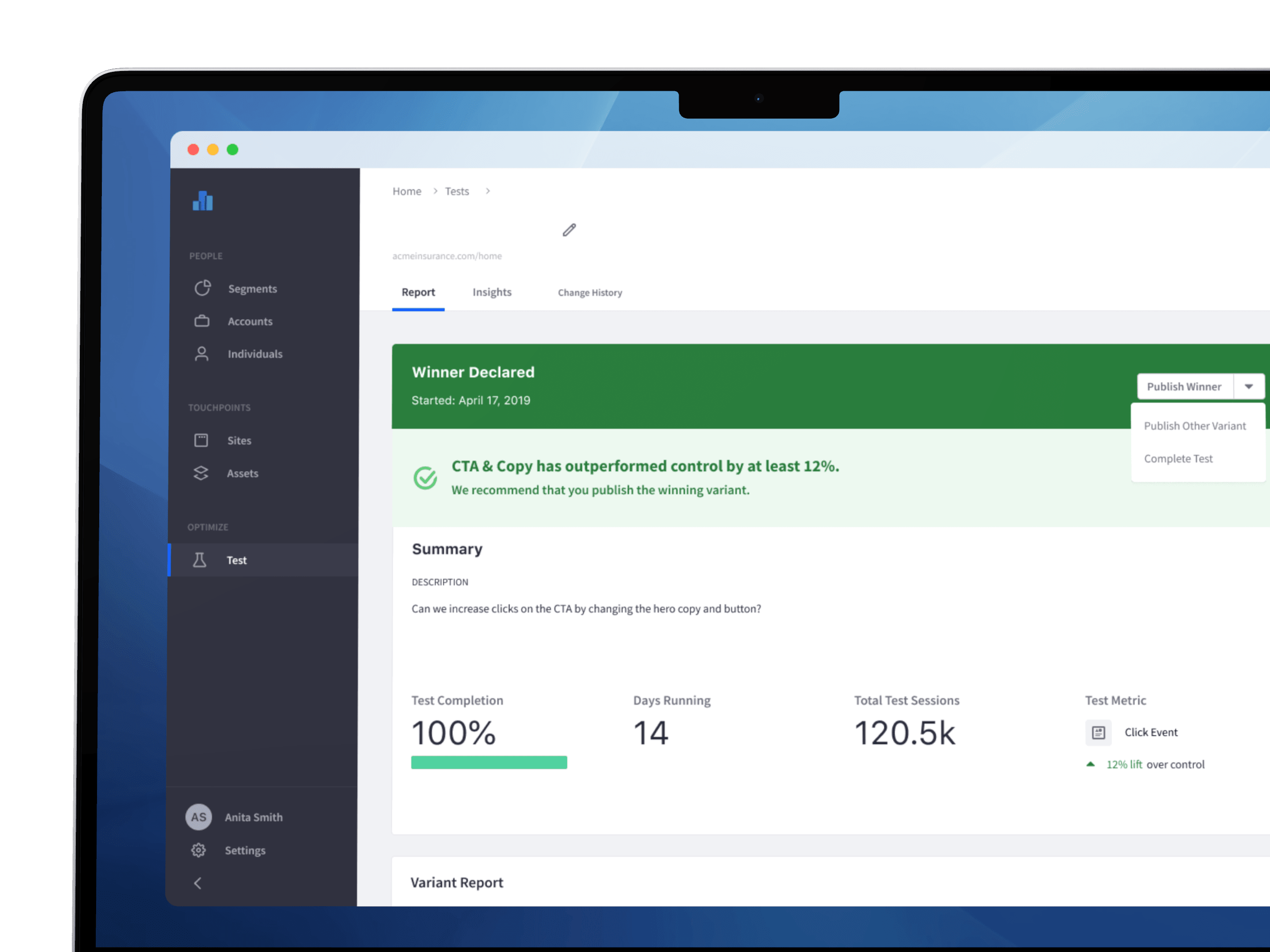 Analytics Cloud A/B Testing cover