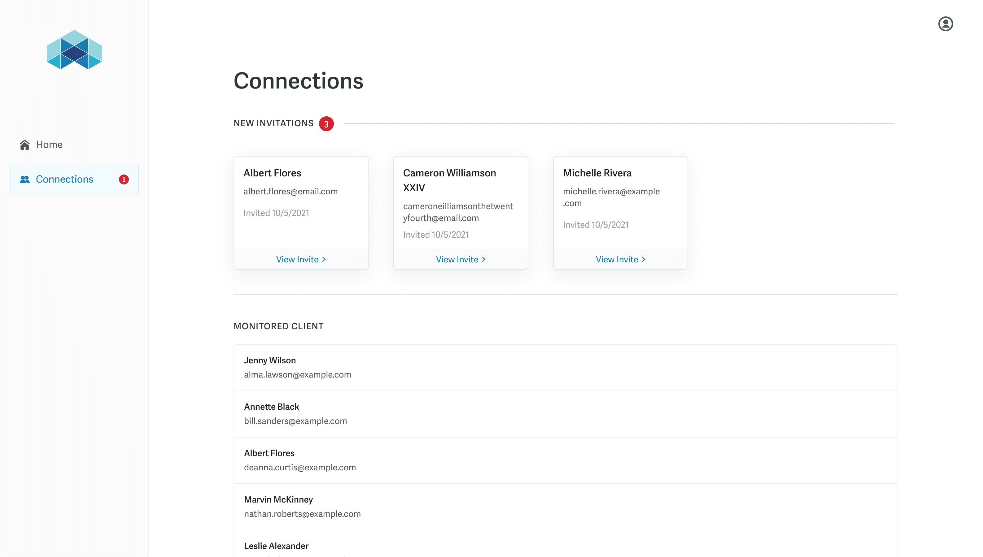 Soberlink UI design system implemented in product interface - example 4